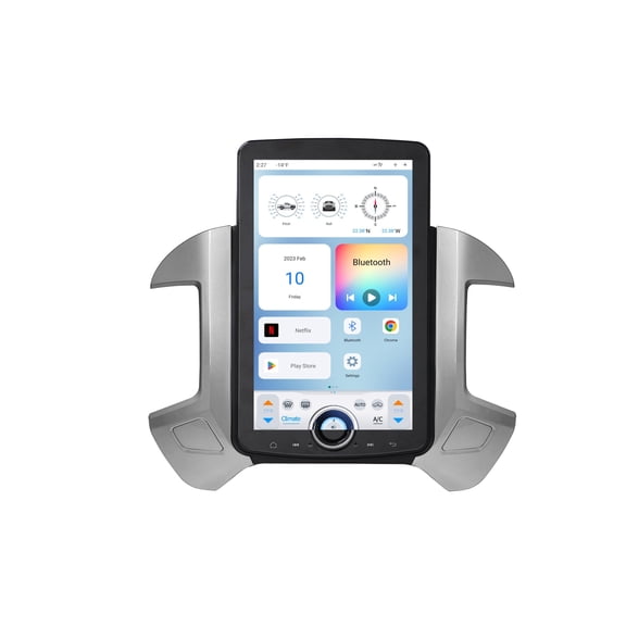 Linkswell 2014-2018 CHEVY SILVERADO / GMC SIERRA T-STYLE XL RADIO