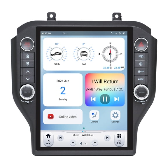 Linkswell | 2015-2023 Ford Mustang Gen 6 T-Style Radio