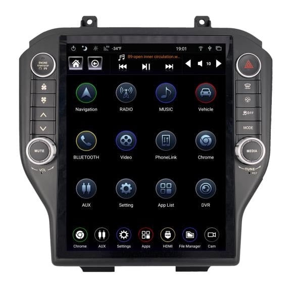 Linkswell 2015-23 FORD MUSTANG GENERATION 4 T-STYLE RADIO - Wireless CarPlay/And