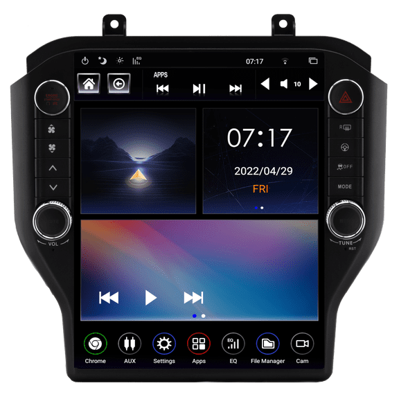 Linkswell 2015-UP FORD MUSTANG GENERATION 5 T-STYLE RADIO - TS-FDMU12-1RR-5S (Fa