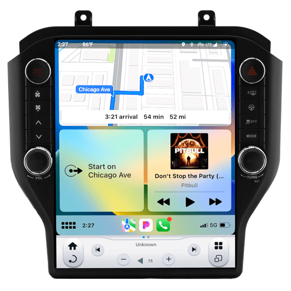 Linkswell 2015-UP FORD MUSTANG GENERATION 6 T-STYLE RADIO