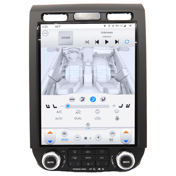 LinksWell Gen 6 12.1" T-Style Radio for 2018-2021 Ford Expedition, Android 11