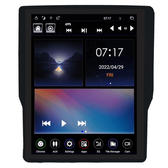 Linkswell 12.1" T-Style Android Radio for 2019-2024 Dodge Ram Gen 5 | Wireless Apple CarPlay & Android Auto | Factory Rework