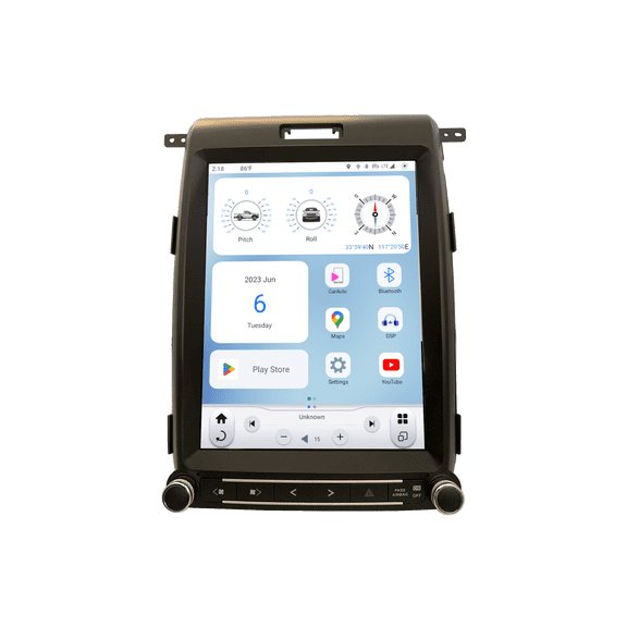 LinksWell Gen 5 12.1" T-Style Radio for 2009-2014 Ford F-Series, Factory Reworked