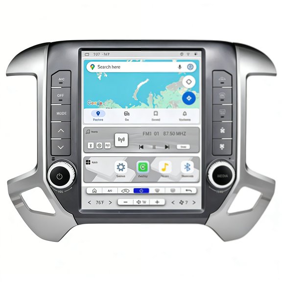 Linkswell | for 2014-2018 Chevrolet Silverado /GMC Sierra T-Style Lite 2 Radio Stereo Wireless Apple Carplay GPS | Android 13