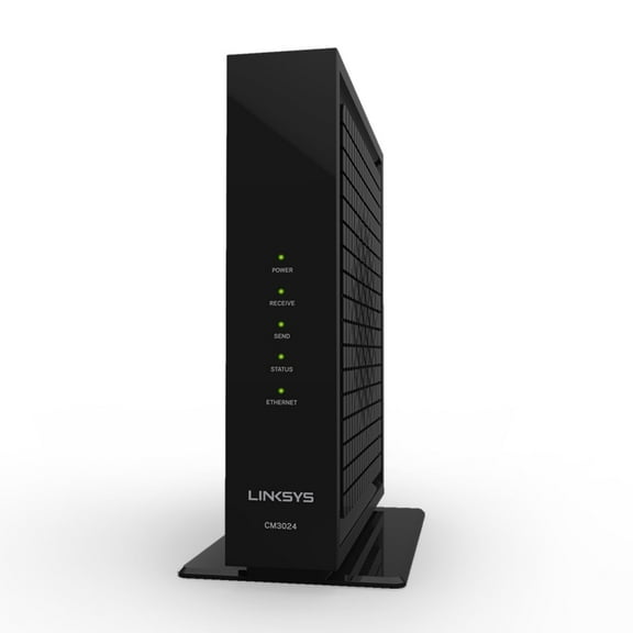 Linksys 24x8 WiFi Cable Modem with Up to 250 Mbps, Black (CM3024)