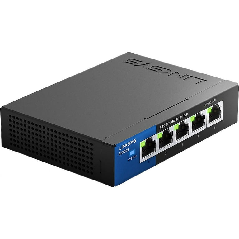 NETGEAR 5-Port 10/100/1000 Mbps Gigabit Unmanaged Switch White