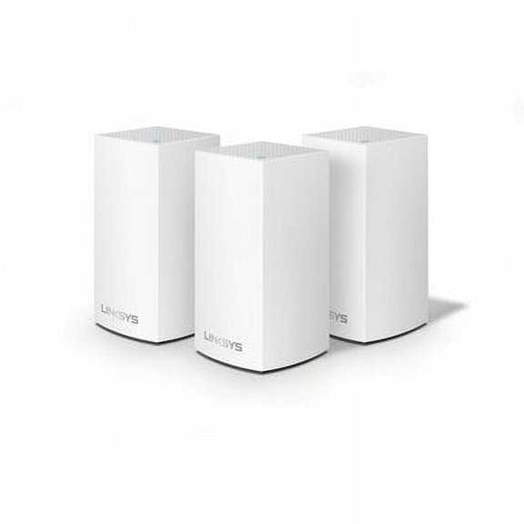Linksys (AC1200) 3-Pack Velop Dual Band Routers Intelligent Mesh WiFi System VLP0103-NP - White