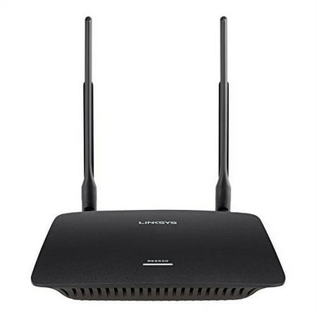 Linksys - Wireless-AC Dual-Band Wi-Fi Range Extender - Black