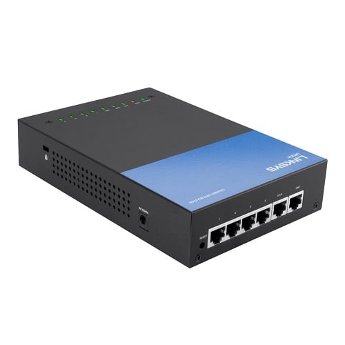 Linksys Business Gigabit VPN Router - 5 Ports - SlotsGigabit Ethernet - Desktop