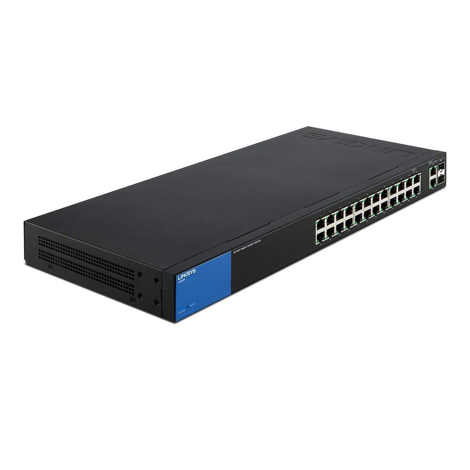 Linksys Business LGS326 24-Port Gigabit Smart Managed Switch + 2x Gigabit SFP/RJ45 Combo Ports