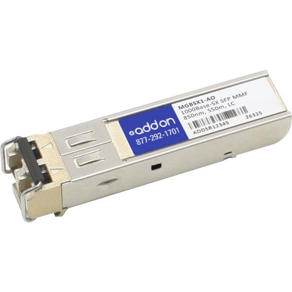 Linksys MGBSX1 Compatible TAA Compliant 1000Base-SX SFP Transceiver (MMF 850nm 550m LC)