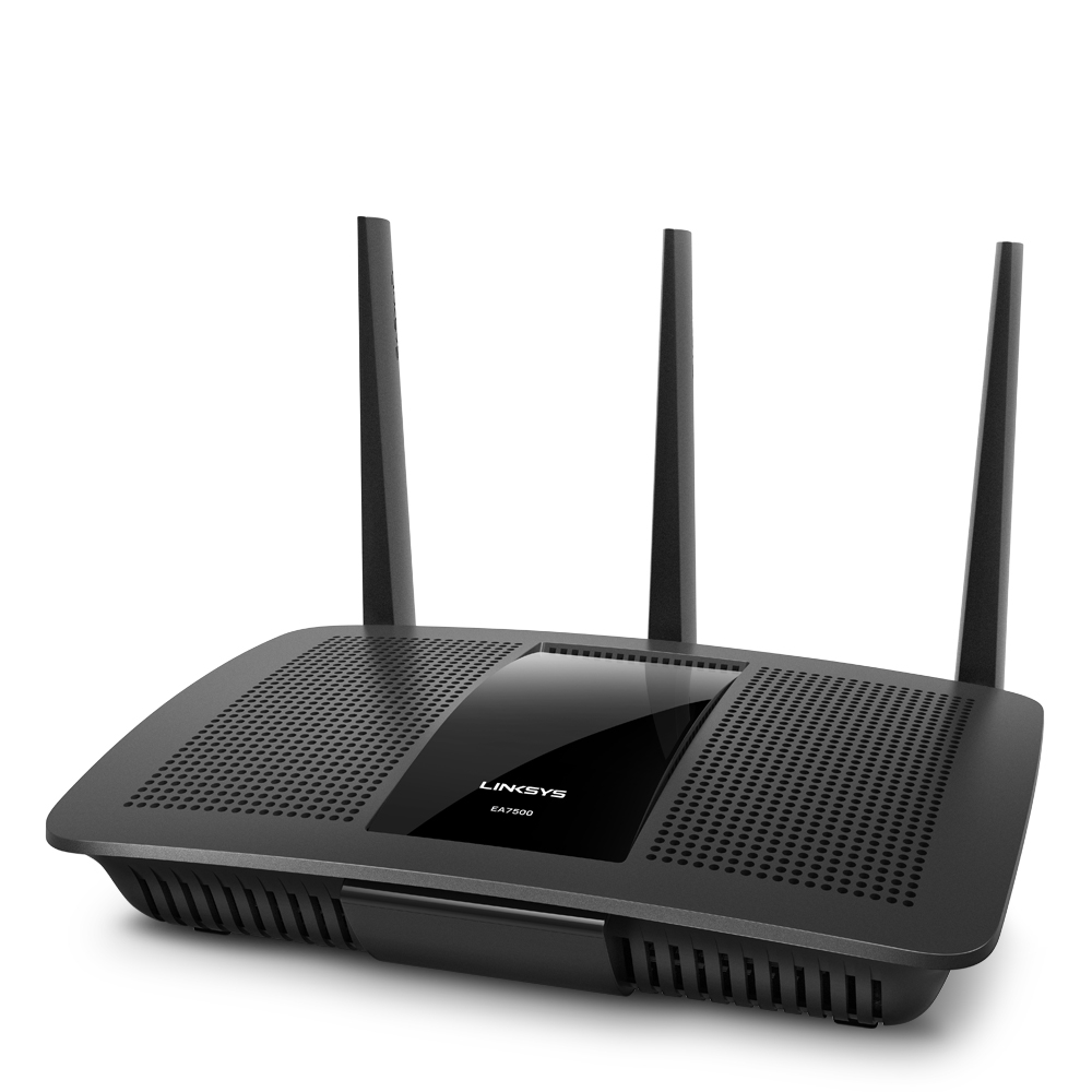 Linksys Max Stream Dual Band AC1900 Wi-Fi Router, Black (EA7500) - image 1 of 8