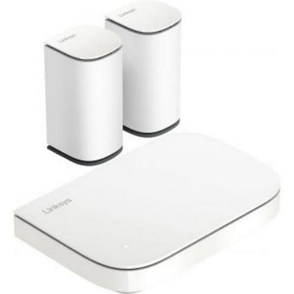 Linksys Multi-gig Micro Mesh WiFi 6 System | Connect 100+ Devices | Up to 5,000 Sq Ft | Speeds of up to 3.0 Gbps | 3Pk | No App Required | 2024 Release