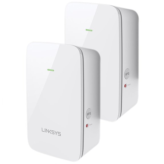 Linksys AC1200 Dual-Band Wi-Fi Range Extender / Wi-Fi Booster, RE6350, 2 Pack