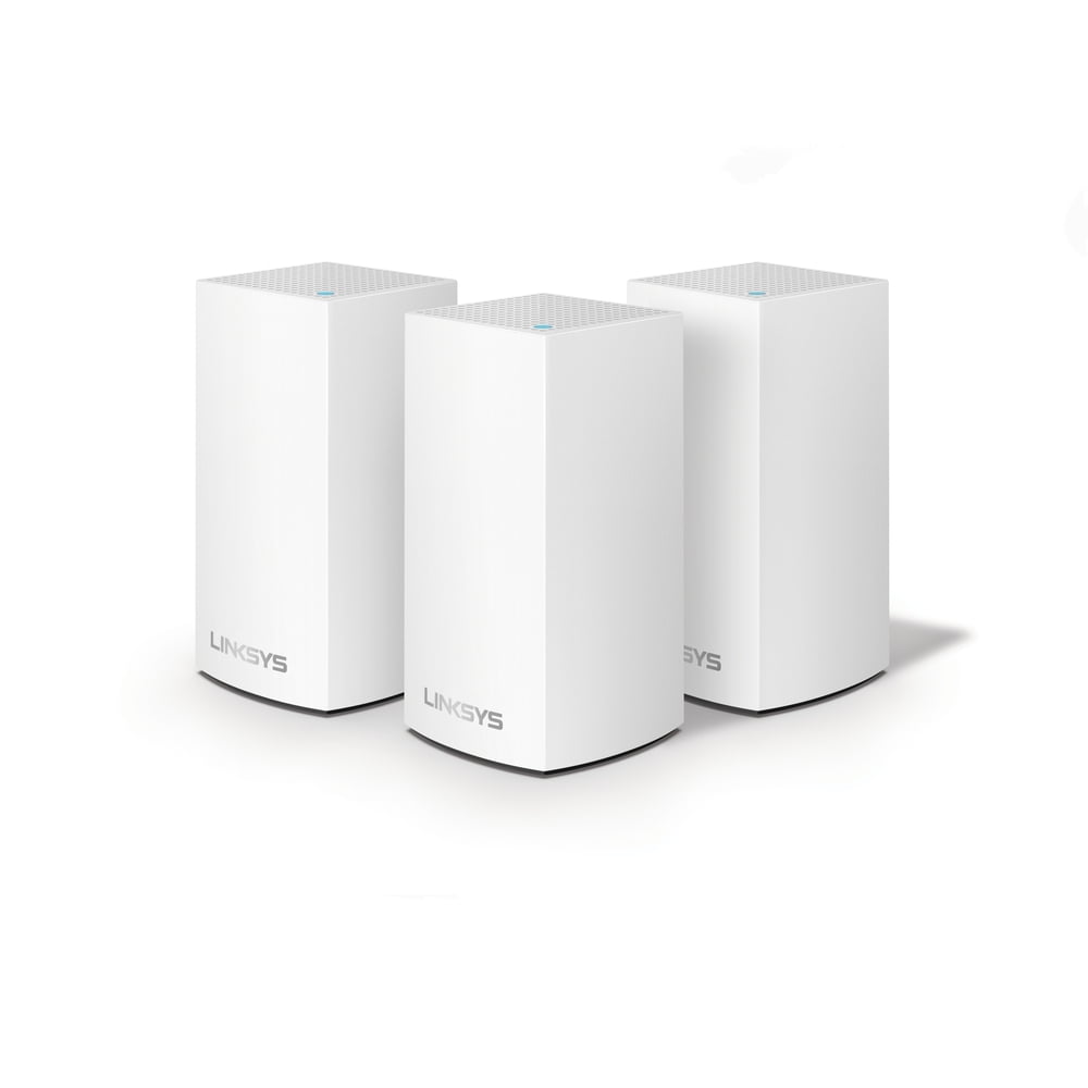 Linksys Velop Dual Band Intelligent Mesh WiFi System, White, AC1200