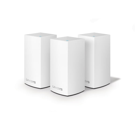 Linksys Velop Dual Band Intelligent Mesh WiFi System, White, AC1200