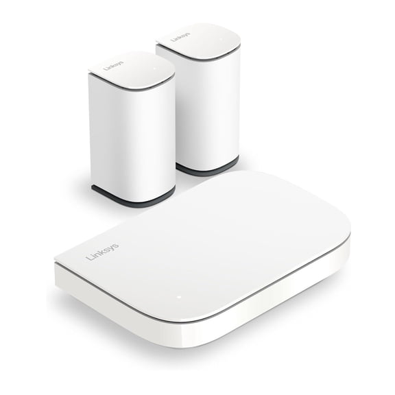 Linksys Multi-Gig Micro Mesh WiFi 6 System - Connect 100+ Devices, Up to 5,000 Sq Ft, Speeds of up to 3.0 Gbps, No App Required