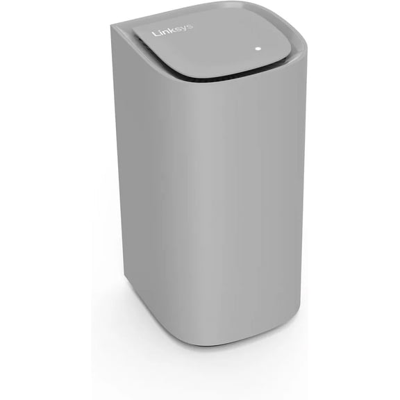 Linksys Velop Pro 6E WiFi Mesh System | One Cognitive Mesh Tri-Band Router | 5.4 Gbps (AXE5400) Speeds | 3,000 sq ft Coverage | Connect 200+ Devices | 1Pk MX6200 Grey | 2024 Release