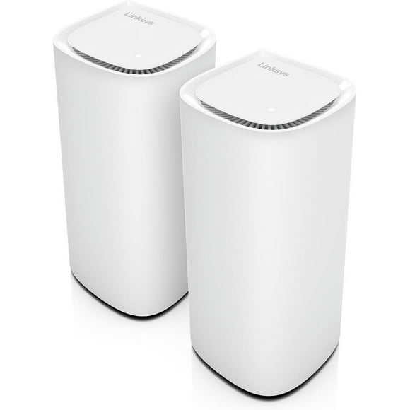 Linksys Velop Pro 7 WiFi Mesh System | Two Cognitive Mesh Tri-Band routers with Over 10 Gbps Speeds | Whole Home Coverage up to 6,000 sq. ft. | Connect 200+ Devices | 2 Pack MBE7002 | 2023 Release