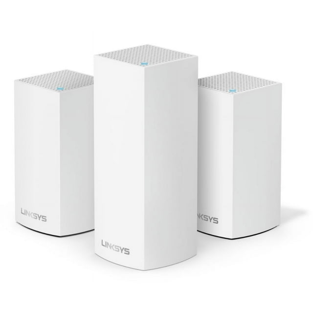 Linksys Velop Tri Band Intelligent Mesh WiFi System, White, 3 Pack (AC4600)