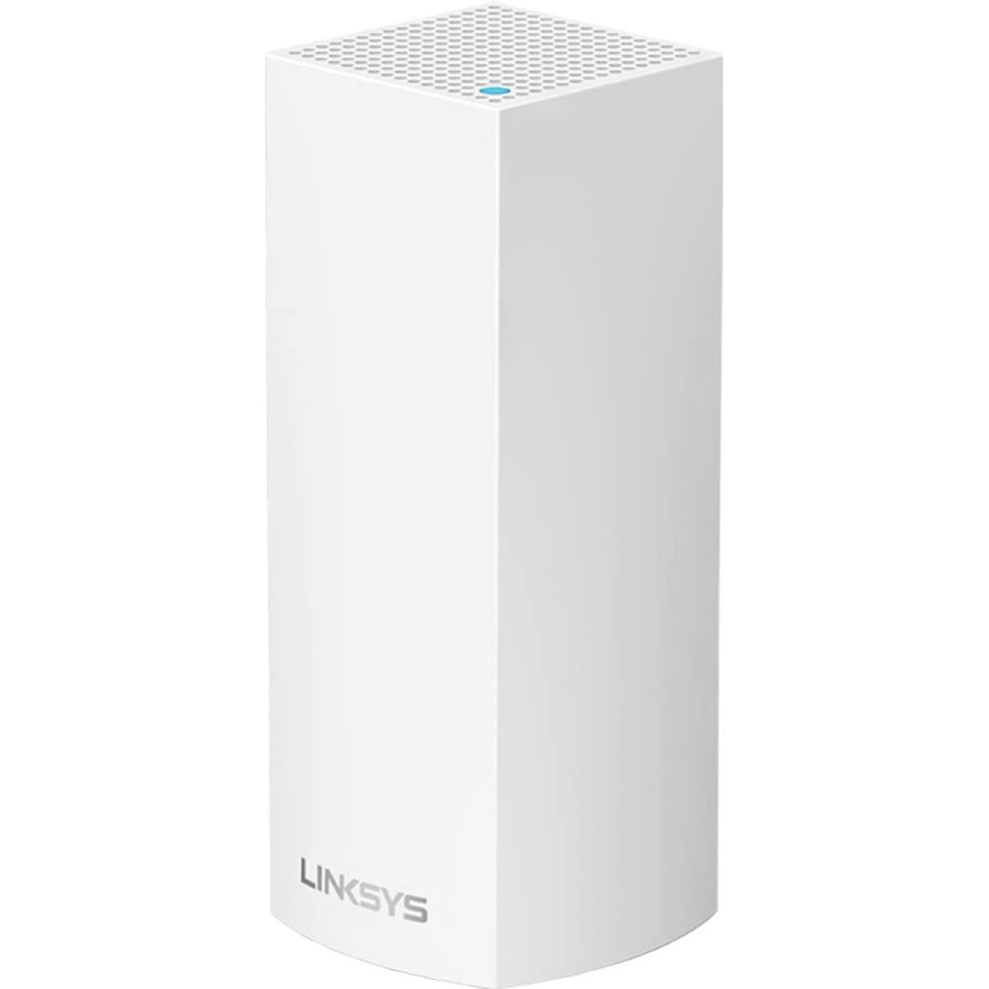Linksys WHW0301 Velop Intelligent Mesh WiFi System: AC2200 Tri-Band Wi-Fi Router, Wireless Network for Full-Speed Home Coverage (White, 1-Pack)