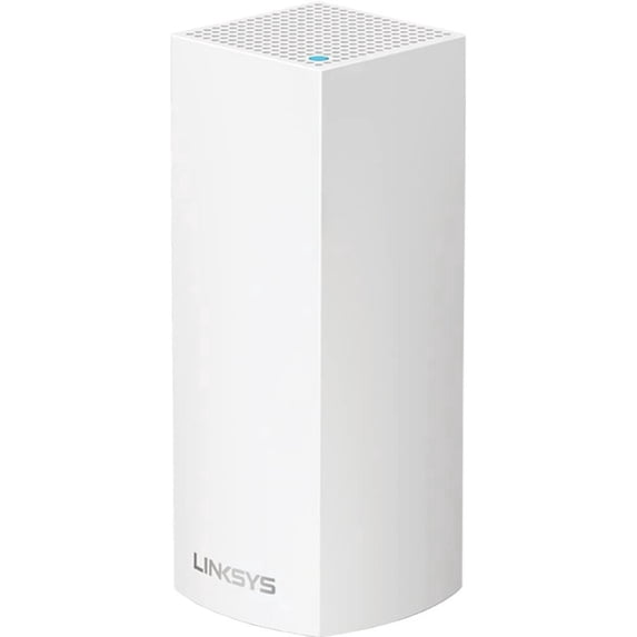 Linksys WHW0301 Velop Intelligent Mesh WiFi System: AC2200 Tri-Band Wi-Fi Router, Wireless Network for Full-Speed Home Coverage (White, 1-Pack)