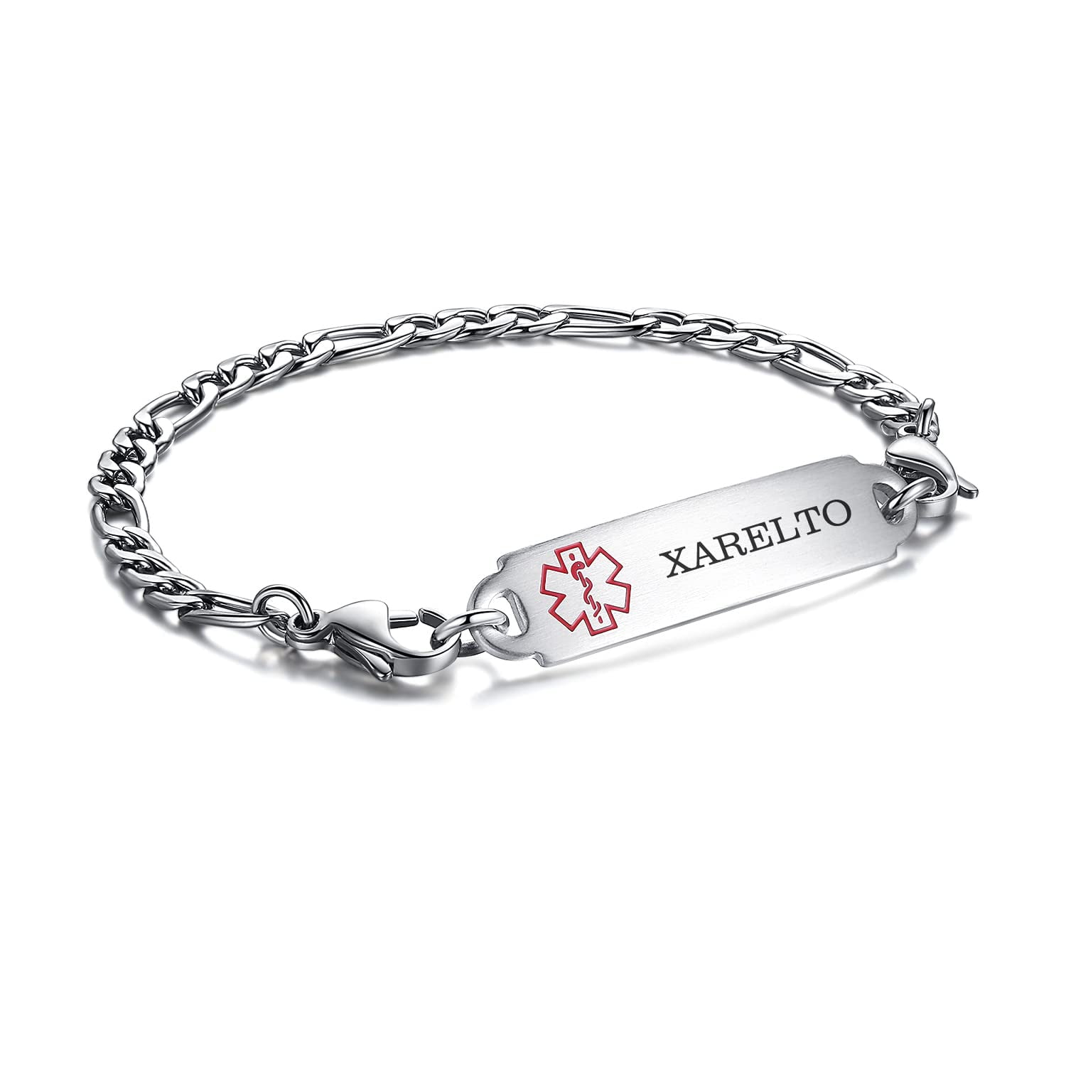 Medical Alert Necklace LinnaLove Stainless Steel Medical Alert