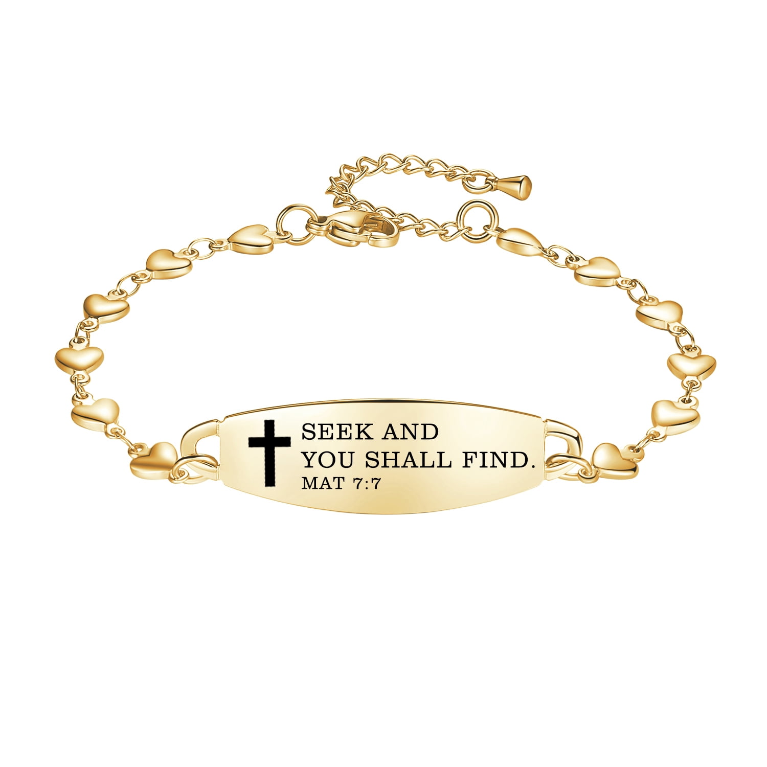 SHNIAN Bible Verses Cross Bracelets Wooden Bracelets for Men Est 並行輸入品 : SHNIAN Black Stainless Steel Cross Mesh Belt Bracelet