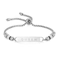 thumbnail image 1 of LinnaLove Valentine's Day Present-queen Bracelets for Women, Stainless Steel Relationships Matching Bracelets for Girlfriend Wife, 1 of 4