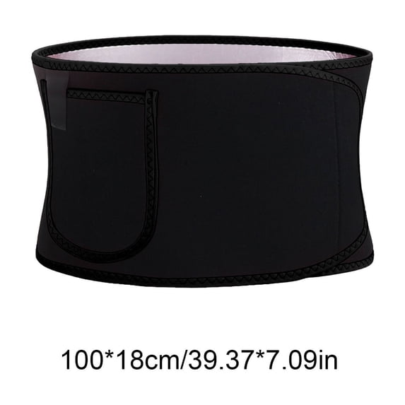 Linnome 1 Packs Waist Trainer for Women-Slimming Belt for Lower Belly Fat & Workout, Premium Sweat-Resistant Waist Trimmer