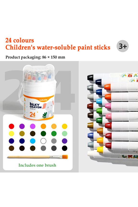 12 24 36 48 Pieces Smooth Quick Dry Oil Pastels Bucket Set Vibrant Colors for Drawing Art Craft School Supplies