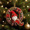thumbnail image 1 of Linnome 2D Acrylic Christmas Letter Ornaments Personalized Xmas Tree Hanging Letter Pendants Festive DIY Decorative Accessories For Home Holiday Party Christmas Tree Decoration Gift Idea Supply, 1 of 5