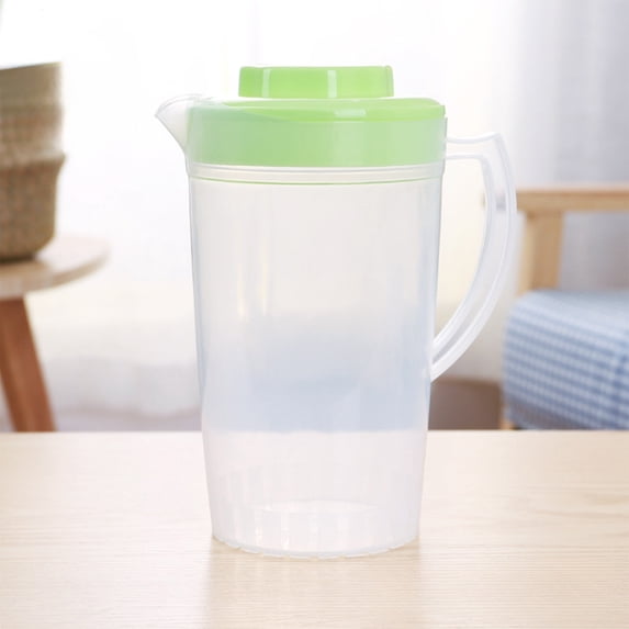 Linnome 2L Cold Water Pitcher Large Capacity Jug for Iced Tea Juice Cold Drinks Heat Resistant Container for Home Kitchen and Summer Use
