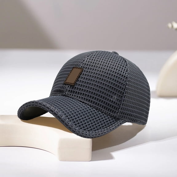 Linnome 3 Packs Mesh Hats for Men,Breathable Full Mesh Caps for Men,Quick Dry Cooling Caps for Women,Lightweight Trucker Sports Hats