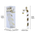thumbnail image 1 of Linnome 4-Piece Set of Plastic Candy Cane Ornaments, Red White Striped Walking Stick Decorations, Festive Holiday Accents, 1 of 5