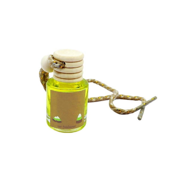 Linnome Car Aromatherapy Perfume Pendant Long-lasting Oil Diffuser Wooden Cover Hanging Ornament