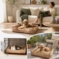 thumbnail image 1 of Linnome Cozy Oxford Cloth Pet Bed Water-Repellent Warm - All-Season Non-Stick Hair Cat Dog Bed with Grip Dots - Waterproof Fabric Pet Cushion for Indoor Small Cats Dogs, 1 of 7