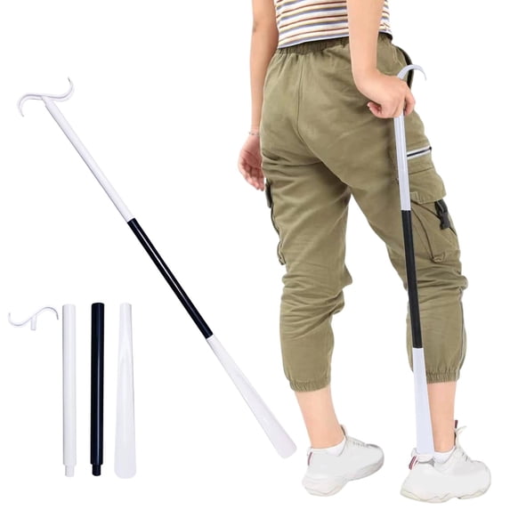 Linnome Dressing Aid Tool for Socks and Shoes Assist Device for Elderly Handicap Easy Use Durable Lightweight Daily Living Helper