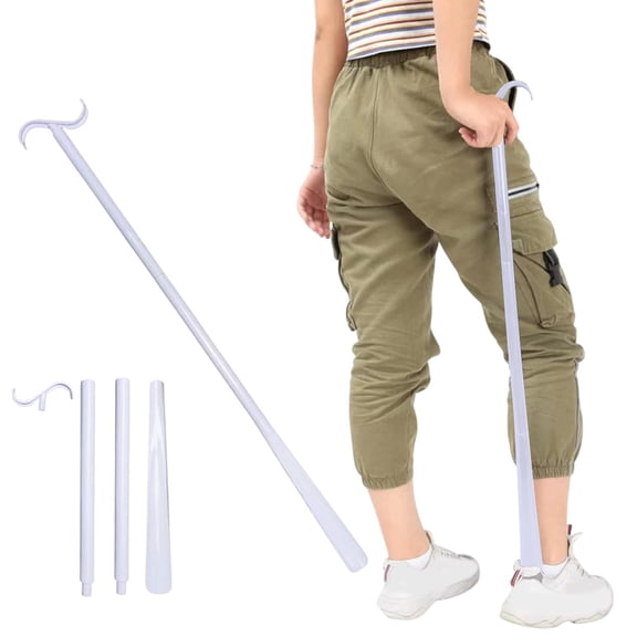 Linnome Dressing Aid Tool for Socks and Shoes Assist Device for Elderly Handicap Easy Use Durable Lightweight Daily Living Helper