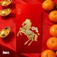 thumbnail image 1 of Linnome Festive Year of the Horse Red Envelopes for New Year Valentine's Day Celebrations Traditional Gift Accessory, 1 of 6
