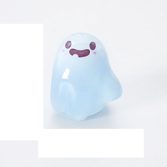 Linnome Luminous Mini Resin Ghost Figurines - Glow in The Dark Trinkets for Garden, Halloween Party, Micro Landscape, Tabletop Decor