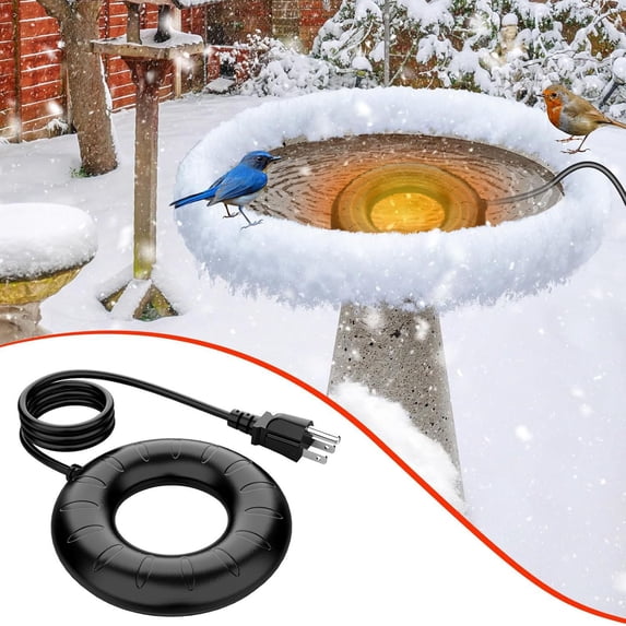 Linnome Outdoor Ice Melt Device for Home Yard Garden Winter Ice Melting Valentine's Day Outdoor Cold Weather Protection and Daily Use Needs