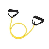Linnome Pack of 3 Resistance Bands with Handles, Single Anti-Slip Fitness Bands, Exercise Bands for Resistance Training, Physical Therapy, Home Workouts, Fitness, Pilates