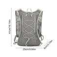 thumbnail image 1 of Linnome Pack of 4 Running Backpack | Fitness Bag | Jogging Daypack with Pockets | Adjustable Reflective Hydration Pack for Outdoor Running Camping Cycling, Comfortable Reflective Lightweight | Vest, 1 of 5