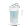 thumbnail image 1 of Linnome Pack of 2 Shaker Bottle with Pill Organizer and Storage for Protein Powder, 1 of 6