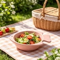 thumbnail image 1 of Linnome Plastic Fish Shaped Bowl Lightweight Portable 6.3x4.92in Stackable Dessert Soup Bowl 4 Colors Dishwasher Safe for Picnic Travel Camping Daily Dining, 1 of 6
