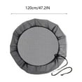 thumbnail image 1 of Linnome Rain Mesh Screen, Rainwater Barrel Debris, Filter for Rain Barrel, Rain Water Collection Bucket Netting Cover with Adjustable Drawstring for Prevents Mosquitoes Leaves Debris Rain Barrels, 1 of 9