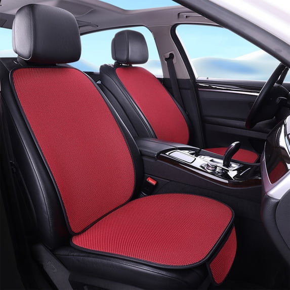 Linnome Ventilated Car Seat Cushion with Backrest for Vehicle Front Seat Use Summer All-Season Comfortable Cool Cushion Needs