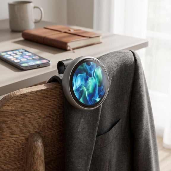 Linnome Wearable Bluetooth Digital Display Badge Rechargeable Custom Electronic - LED Name Badge with Short Message Display - Personalized Wearable Digital Badge for Events Office
